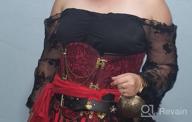 img 1 attached to BSLINGERIE® Gothic Steampunk Heavy Duty Waist Cincher Underbust Corset - Enhance Your Look With A Stylish And Durable Design! review by Tony Buckley