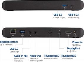 img 3 attached to 🔌 Повышенная подключаемость и гибкость дисплея: Сертифицированная алюминиевая станция Cable Matters Thunderbolt 3 с портом DisplayPort (Зарядка для ноутбука не включена)