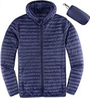 легкая мужская куртка с капюшоном packable puffer с синтетическим утеплителем ultra loft от lisskolo - идеально подходит для активного отдыха и путешествий логотип