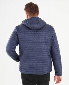 img 1 attached to Легкая мужская куртка с капюшоном Packable Puffer с синтетическим утеплителем Ultra Loft от Lisskolo - идеально подходит для активного отдыха и путешествий