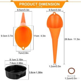 img 1 attached to 🏍️ Ultimate Motorcycle Funnel Sets: Crankcase, Fill Funnel Primary Oil Fill, Drains Plugs & Oil Filter Wrench for Harley Sporster Dyna