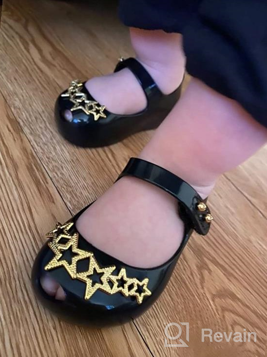 img 1 attached to 👶 Adorable Mini Melissa Ultragirl Toddler Little Girls' Flats: The Perfect Shoes for Your Little Ones review by Juanita Riles