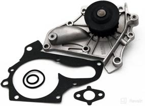 img 1 attached to High-Quality Timing Belt Kit Water Pump w/Gaskets & Tensioner for 1987-2001 Toyota Camry, Celica, MR2, Solara, RAV4 - 2.0L & 2.2L (3SFE & 5SFE) - 16V Engine - Includes Valve Cover Gasket!