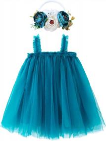 img 4 attached to Enchanting Flower Girl Dresses For Weddings And Christmas: QPANCY Tutus For Toddler And Baby Girls