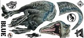 img 1 attached to RoomMates RMK3799GM Velociraptor Giant Peel And Stick Wall Decals For Jurassic World Fallen Kingdom-Themed Rooms