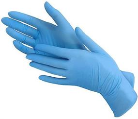 img 2 attached to 🧤 Ultimate Protection: National Allergy Sky Med Powder Free Disposable Nitrile Gloves - Box of 100