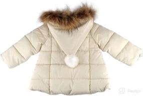 img 3 attached to ❄️ Warm and Windproof: Jojobaby Baby Boys Girls Hooded Snowsuit with Cozy Fur Collar - Perfect Winter Outerwear