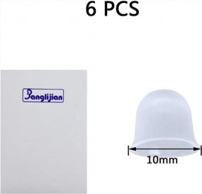 img 1 attached to Upgrade Your Hearing Experience With Banglijian ITC Hearing Amplifier Accessories – 6 Closed Design Ear Domes (Small)