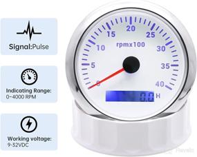 img 2 attached to ARTILAURA Tachometer Automotive Replacement Tachometers