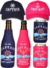 img 4 attached to Captain Coozies Boaters Boating Nautical