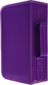 img 2 attached to 📀 Rekukos Purple 128 Capacity CD/DVD Wallet Storage Holder Booklet