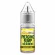 natural piercing aftercare solution with lavender, rosemary, and jojoba oil - reduces bumps, keloids, and scars on ear, nose, belly, and lip - 0.33 fl oz (10ml) wax drops logo