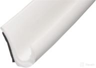 🌧️ pvc plastic rain gutter drip rail 1/2” height, 26’ length - ideal rain diverter for cars, rvs, vans, and roofs with adhesive backing included - white логотип