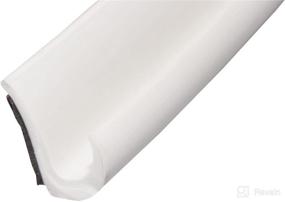 img 4 attached to 🌧️ PVC Plastic Rain Gutter Drip Rail 1/2” Height, 26’ Length - Ideal Rain Diverter for Cars, RVs, Vans, and Roofs with Adhesive Backing Included - White