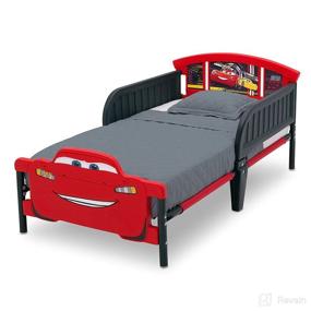 img 2 attached to Delta Children Disney/Pixar Cars 3 Toddler Bed with 3D-Footboard: A Perfect Transition for Your Little Racer!