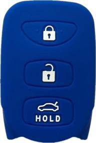 img 3 attached to 🔑 Rpkey Silicone Keyless Entry Remote Control Key Fob Cover Case - Hyundai Accent Elantra Sonata Kia Optima Rondo Spectra Replacement