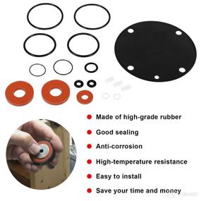 img 1 attached to 🔧 High-Quality 905111 Whole Rubber Repair Kit for Febco Backflow 825Y Series - 3/4" to 1-1/4" Back Flow Compatible
