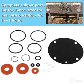 img 3 attached to 🔧 High-Quality 905111 Whole Rubber Repair Kit for Febco Backflow 825Y Series - 3/4" to 1-1/4" Back Flow Compatible