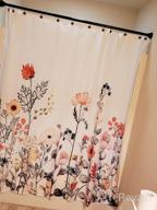 img 1 attached to LIVILAN Floral Bath Mat: 24''X16'', Leaf Design For Bathroom Rugs & Mats review by Justin Reedy