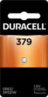 🔋 leverage duracell's 379 silver oxide button battery for prolonged performance - single count логотип