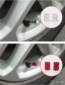 img 1 attached to Qiilu 90 Degree Motorcycle Tire Valve Stems Tires & Wheels