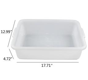 img 1 attached to 🚰 Morcte Commercial Plastic Basin 15 55: Durable and Versatile Sink for Business Needs