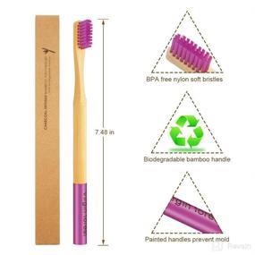 img 1 attached to 🌱 Eco-Friendly Biodegradable Toothbrush for Sensitive Teeth