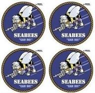 знак отличия строительного батальона seabees navy логотип