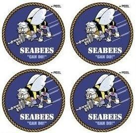 img 1 attached to Знак отличия строительного батальона SeaBees Navy