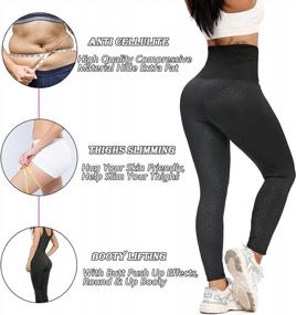 img 2 attached to STARBILD Womens High Waist Adjustable Breasted Corset Shaper Leggings Stretch Workout Yoga Pants Tummy Control Tights