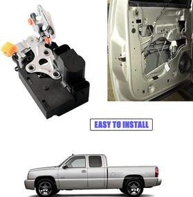 img 3 attached to 🔒 Unikpas Rear Left Driver Side Door Lock Actuator Assembly for Silverado Sierra 2001-2007 & GMC Sierra1500 1999-2006 - Replace Door Latch 15110651 15068504