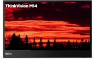 lenovo thinkvision m14 anti glare monitor, 1920x1080 screen logo