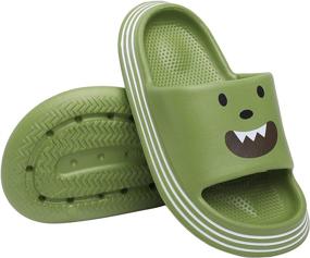 img 4 attached to Szsppinnshp Sandals Comfortable Swimming Slippers Boys' Shoes ~ Sandals