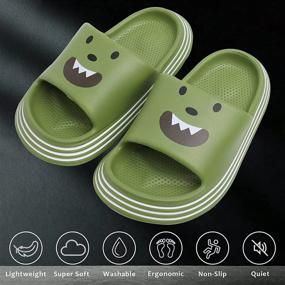 img 1 attached to Szsppinnshp Sandals Comfortable Swimming Slippers Boys' Shoes ~ Sandals