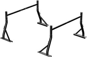 img 4 attached to 🚚 TMS Extendable Universal Steel Pick-Up Truck Ladder Rack Low Profile Sport Bar Utility Set (800 lbs Capacity) - Patent Pending (24'')