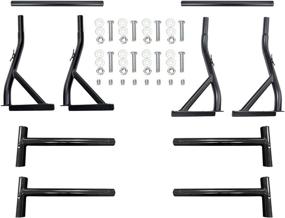 img 2 attached to 🚚 TMS Extendable Universal Steel Pick-Up Truck Ladder Rack Low Profile Sport Bar Utility Set (800 lbs Capacity) - Patent Pending (24'')