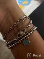 img 1 attached to CZ Evil Eye Protection Beaded Bracelet For Women And Men - COOLSTEELANDBEYOND review by Nuzhat Shaver