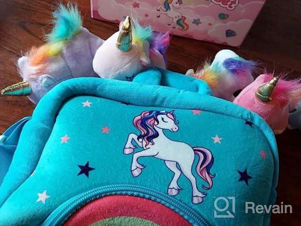 img 1 attached to KMUYSL Unicorn Toys For Girls Ages 3 4 5 6 7 8+ Year - Unicorn Mommy Stuffed Animal With 4 Baby Unicorns In Her Tummy, Valentines Birthday Gifts Soft Plush Toys Set For Baby, Toddler, Girls, Kids review by Zack Block