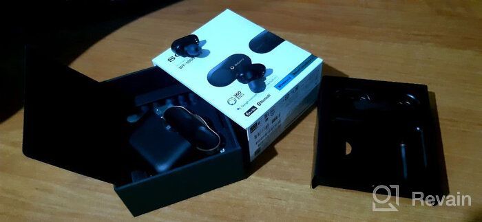 img 1 attached to Sony WF-1000XM3 Black Truly Wireless Earbuds with Mic, up to 32 Hours Battery Life, Stable Bluetooth Connection, Wearing Detection and Alexa Built-in for Noise Cancelling review by Lang Lang Buana ᠌