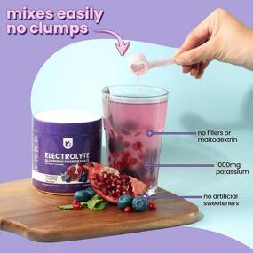 img 2 attached to Advanced Hydration And Recovery: Keppi Keto Electrolytes Powder - Delicious Blueberry Pomegranate, No Sugar Or Carbs - Made In USA For Improved Performance