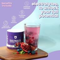 advanced hydration and recovery: keppi keto electrolytes powder - delicious blueberry pomegranate, no sugar or carbs - made in usa for improved performance logo
