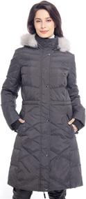 img 3 attached to Womens Hooded Quilted Lightweight Standard Women's Clothing via Coats, Jackets & Vests