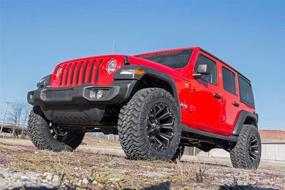 img 2 attached to 🚙 Enhance Your Jeep's Performance with Rough Country 2.5" Lift Kit w/N3 Shocks (2018-2022 Jeep Wrangler JL - 67730)