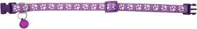 img 2 attached to 🐱 Premium Small Cat Collars: Adjustable Kitten Collar with Bell - 12 Pack