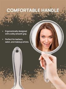 img 1 attached to 🔍 OMIRO Double Sided Handheld Magnifying Mirror