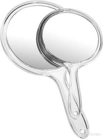 img 4 attached to 🔍 OMIRO Double Sided Handheld Magnifying Mirror