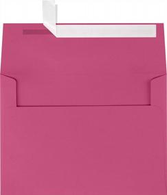 img 4 attached to LUXPAPER Magenta A7 Invitation Envelopes 5X7 Cards 80 Lb Printable Peel-Press Seal 50 Pack 5 1/4 X 7 1/4