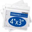 stay organized with cookooky horizontal id card holder (6 pack) logo