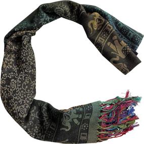 img 1 attached to CJ Apparel Elephant Pashmina Seconds Women's Accessories via Scarves & Wraps