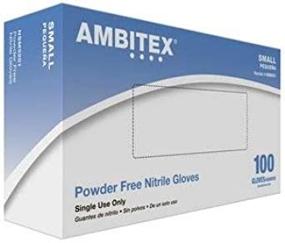 img 1 attached to 🧤 N5201 Series MBITEX Nitrile Powder-Free Gloves - 100 Count Box